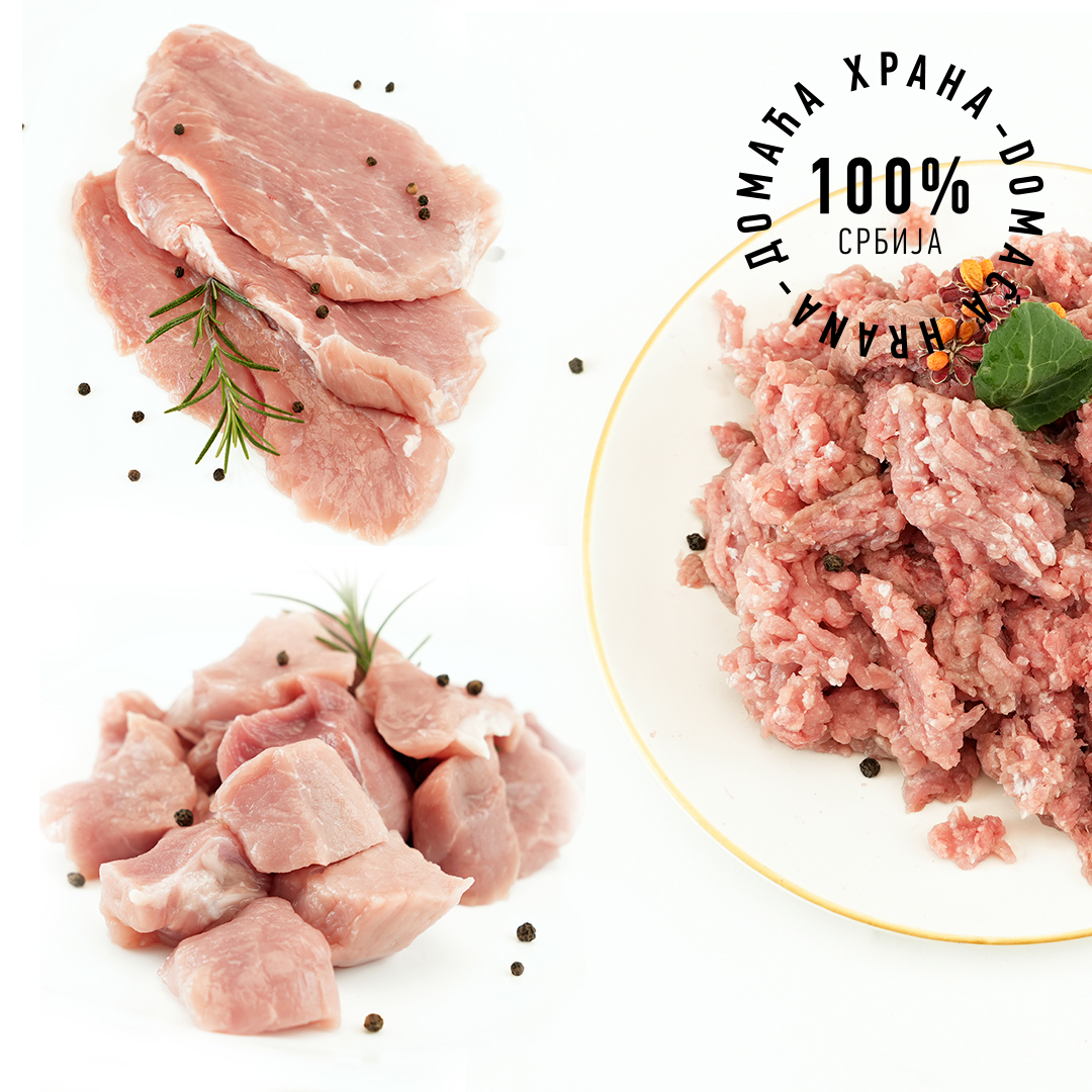 Свињско месо, паковање 3кг (3х1кг) ВАКУМИРАНО (Пакет-7)